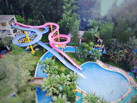 Outdoor Aqua Park Spiral Water Slide For Swimming Pool  Adult Fiberglass Water Slide