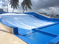 Custom Surfing Water Slides Commercial Water Park Equipment Fiberglass Slide Installation For Adults